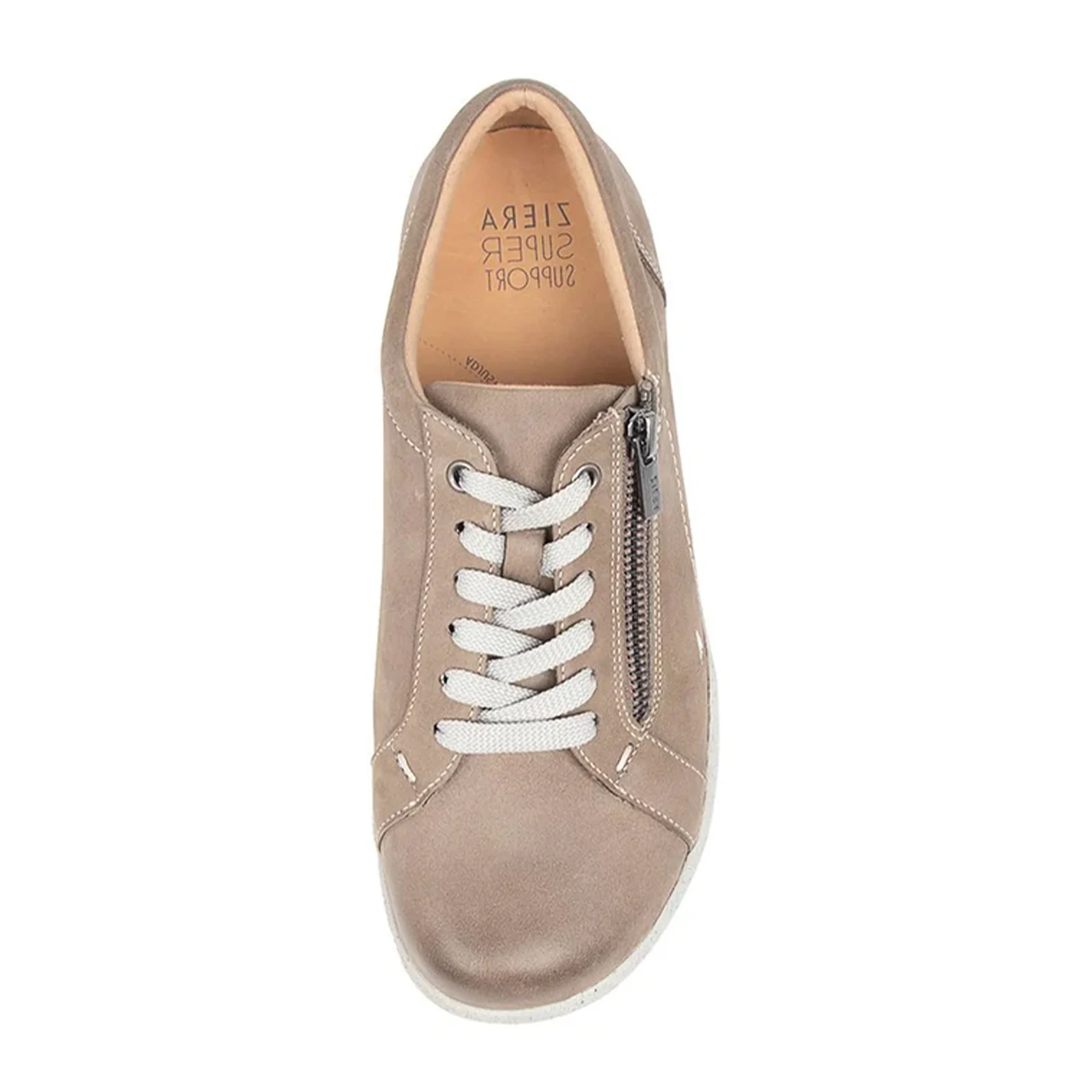 Ziera Solar XF Sneaker (Women) - Taupe Leather - Image 4
